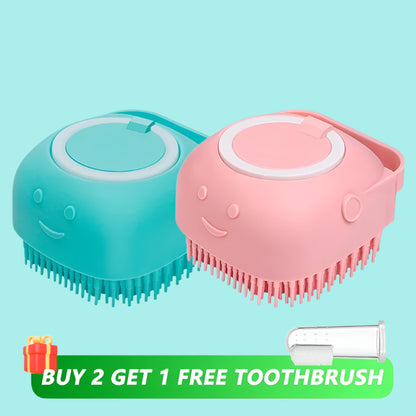 2-in-1 Pet Bathing Brush