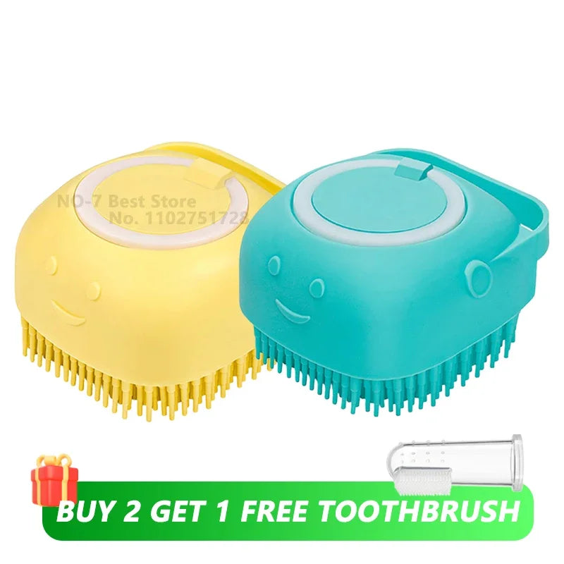 2-in-1 Pet Bathing Brush