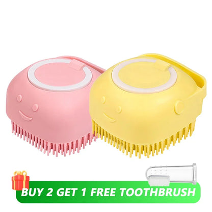 2-in-1 Pet Bathing Brush