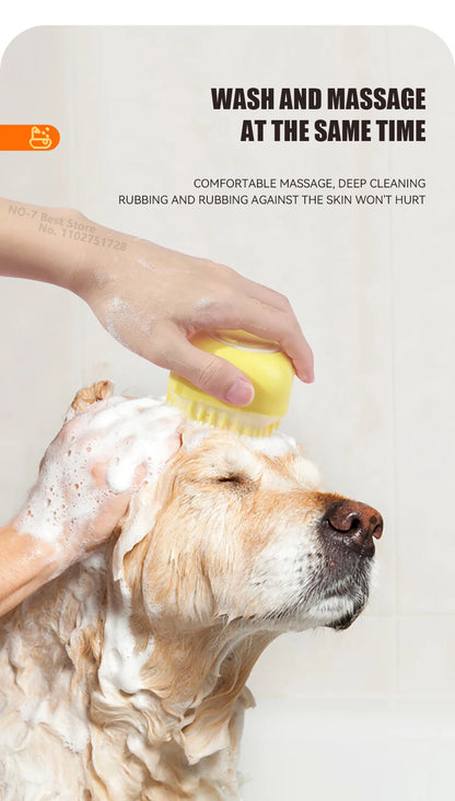 2-in-1 Pet Bathing Brush