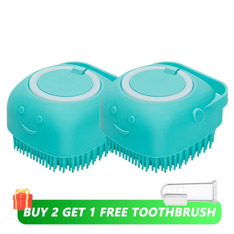 2-in-1 Pet Bathing Brush