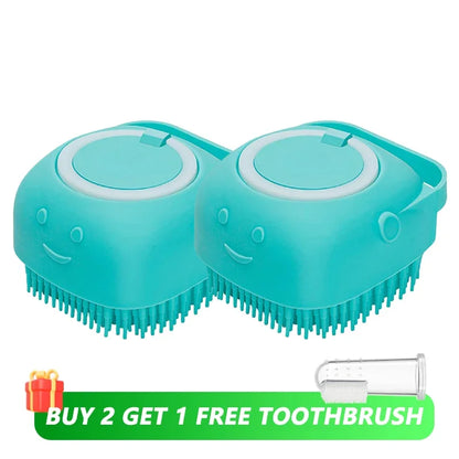 2-in-1 Pet Bathing Brush