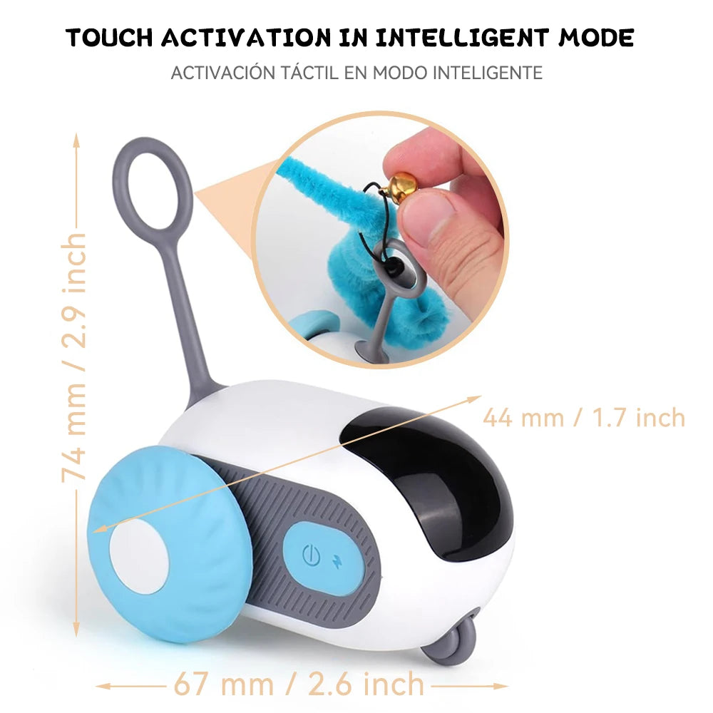 Smart Rolling Cat Toy Car