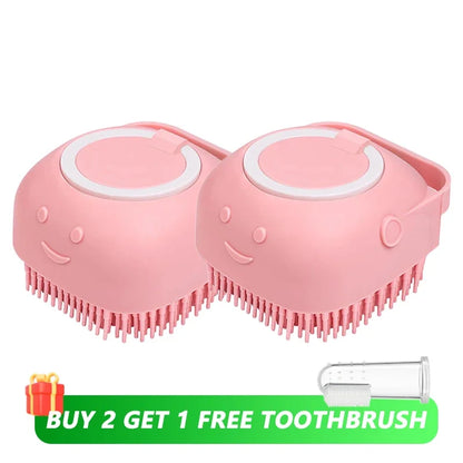 2-in-1 Pet Bathing Brush